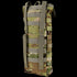 The Condor Hydration Carrier - Scorpion OCP is a camouflage-patterned pouch with MOLLE webbing and two vertical straps with snap buttons.