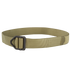The Condor Instructors Belt is a tan nylon tactical belt featuring a black metal triangular buckle, shown on a plain background.