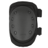 Condor Knee Pads 1 feature a black hard plastic shell, fabric backing, and two right-side adjustable straps. Ideal for law enforcement or shooting range use, with the Condor logo embossed on the lower shell.
