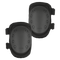 The Condor Knee Pads 1 are black knee pads with hard protective shells and adjustable straps, providing safety and impact protection—perfect for bushcraft or first responder use.