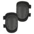 The Condor Knee Pads 1 are black knee pads with hard protective shells and adjustable straps, providing safety and impact protection—perfect for bushcraft or first responder use.