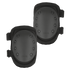 The Condor Knee Pads 1 are black knee pads with hard protective shells and adjustable straps, providing safety and impact protection—perfect for bushcraft or first responder use.