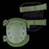The Condor Knee Pads 2 are olive green and black protective knee pads with adjustable straps.