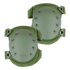 A pair of Condor Knee Pads 2 in green with hard protective shells and adjustable straps.