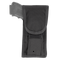 The Condor Pistol Pouch is a black tactical pouch with a flap closure, partially showing the handle of a tool or device inside.