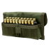 Condor Shotgun Ammo Pouch neatly holds multiple shells in organized rows, with a partially open flap displaying the ammunition inside.