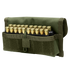 Condor Shotgun Ammo Pouch neatly holds multiple shells in organized rows, with a partially open flap displaying the ammunition inside.