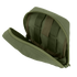The Condor EMT Pouch in olive green fabric features a zippered closure and opens to reveal internal elastic straps and compartments, ideal for organizing small items.