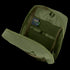 Opened EMT Pouch in olive green nylon with a zipper, displaying interior elastic straps and an inside Condor brand tag.