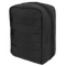 The Condor EMT Pouch is a black utility pouch with zipper closure and horizontal webbing straps, ideal for bushcraft adventures or organizing your gear at the range.