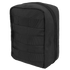 The Condor EMT Pouch is a black utility pouch with zipper closure and horizontal webbing straps, ideal for bushcraft adventures or organizing your gear at the range.