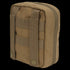 The Condor EMT Pouch is a tan, rectangular pouch made from durable fabric, featuring a zipper closure and MOLLE straps—ideal for bushcraft adventures or law enforcement use.