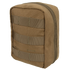 The Condor EMT Pouch is a small, rectangular tan pouch with MOLLE webbing on the front and top-side zipper closure—perfect for carrying EDC or bushcraft essentials.