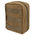 The Condor EMT Pouch is a small, rectangular tan pouch with MOLLE webbing on the front and top-side zipper closure—perfect for carrying EDC or bushcraft essentials.