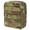 The Condor EMT Pouch in Scorpion OCP is a small, rectangular tactical pouch featuring a right-side zipper and horizontal stitched straps on the front.
