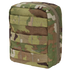 The Condor EMT Pouch in Scorpion OCP is a small, rectangular tactical pouch featuring a right-side zipper and horizontal stitched straps on the front.