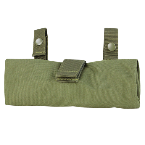 The Condor 3-Fold Mag Recovery Pouch - Scorpion OCP is a compact, foldable pouch with snap-button straps and a Velcro closure, designed for military or first responder use.