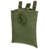 The Condor 3-Fold Mag Recovery Pouch in Olive Drab features snap-fastened straps, a drawstring closure, and an extra cord on the front for secure and convenient storage.