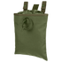 The Condor 3-Fold Mag Recovery Pouch in Olive Drab features snap-fastened straps, a drawstring closure, and an extra cord on the front for secure and convenient storage.