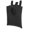 The Condor 3-Fold Mag Recovery Pouch is a black fabric pouch with a drawstring closure and two snap-button straps for attaching to gear—ideal for use at the shooting range or by law enforcement professionals.