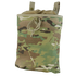 The Condor 3-Fold Mag Recovery Pouch in MultiCam features a camouflage pattern, drawstring closure, and two top loops.