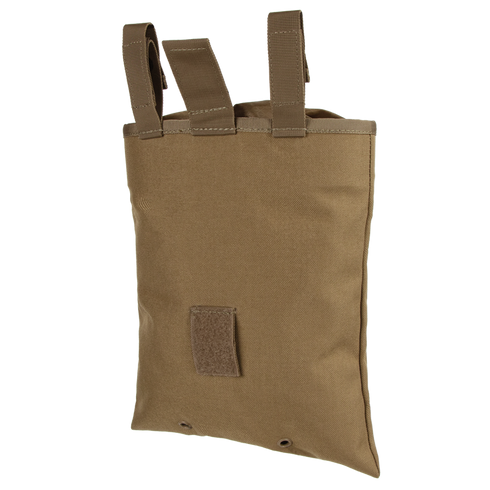 The Condor 3-Fold Mag Recovery Pouch is a tan, rectangular tactical pouch featuring two top attachment straps and a front hook-and-loop patch.