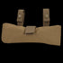The Condor 3-Fold Mag Recovery Pouch is a tan, military-inspired fabric pouch with two buttoned straps and a central flap closure, shown against a white background.