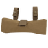 The Condor 3-Fold Mag Recovery Pouch is a tan, military-inspired fabric pouch with two buttoned straps and a central flap closure, shown against a white background.