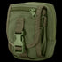 The Condor Gadget Pouch in Olive Drab features a front zippered pocket, buckle closure, and durable nylon straps.