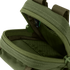 Close-up of the Condor Gadget Pouch in olive green, featuring visible stitching, a zippered closure, and an interior pocket.