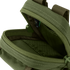 Close-up of the Condor Gadget Pouch in olive green, featuring visible stitching, a zippered closure, and an interior pocket.