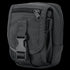 The Condor Gadget Pouch is a small black tactical pouch with a front buckle and zipper, made of durable fabric, ideal for carrying accessories or gear.