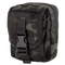 The Condor Gadget Pouch in MultiCam Black features a front buckle, zipper closure, and side straps, shown standing upright against a plain background.