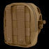 The Condor Gadget Pouch is a small, tan tactical pouch featuring MOLLE webbing, snap fasteners on the back, and a side zipper closure.
