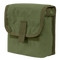 The Condor Ammo Pouch is a green, rectangular military-style pouch with a flap closure secured by Velcro and snap buttons.