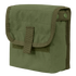 The Condor Ammo Pouch is an olive drab, rectangular fabric pouch with a flap secured by Velcro and two side snaps.