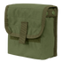 The Condor Ammo Pouch is an olive drab, rectangular fabric pouch with a flap secured by Velcro and two side snaps.