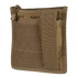 The Condor Admin Pouch is a tan tactical pouch with a front pocket, Velcro panel, and webbing strap, designed for carrying small gear or accessories.