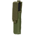 The Condor Single P90 & UMP45 Mag Pouch in Olive Drab features a flap cover and strap, ideal for securely carrying magazines or similar items.