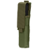 The Condor Single P90 & UMP45 Mag Pouch in Olive Drab features a flap cover and strap, ideal for securely carrying magazines or similar items.