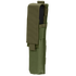 The Condor Single P90 & UMP45 Mag Pouch in Olive Drab features a flap cover and strap, ideal for securely carrying magazines or similar items.