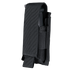 The Condor Single Pistol Mag Pouch features a black nylon build with a flap cover and Velcro closure, ideal for EDC or military use, securely holding a pistol magazine partially visible inside.