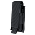 The Condor Single Pistol Mag Pouch features a black nylon build with a flap cover and Velcro closure, ideal for EDC or military use, securely holding a pistol magazine partially visible inside.