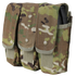 The Condor Triple AK/AR Mag Pouch in Scorpion OCP securely holds three rifle magazines with flap covers, snap closures, and Velcro—perfect for military or law enforcement tactical use.