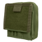 The Condor Map Pouch in Olive Drab is a tactical pouch with a Velcro-secured front flap, reinforced edges, and small exterior pockets.