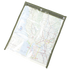 The Condor Map Pouch - Scorpion OCP is a folded paper map in a clear protective case, showing roads and geographic details—perfect for tactical or military use.