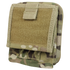 The Condor Map Pouch - MultiCam features a camouflage design, tan Velcro flap, and reinforced stitching, ideal for outdoor or military use.