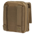 The Condor Map Pouch is a tan tactical pouch with MOLLE straps and snap buttons for attachment to gear or backpacks, featuring a zippered main compartment—ideal for First Responders or bushcraft enthusiasts.