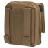 The Condor Map Pouch is a tan tactical pouch with MOLLE straps and snap buttons for attachment to gear or backpacks, featuring a zippered main compartment—ideal for First Responders or bushcraft enthusiasts.