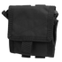 The Condor Roll-Up Utility Pouch is a black nylon rectangular pouch with reinforced stitching, Velcro flap, front loop, and side straps—perfect for law enforcement or first responders.
